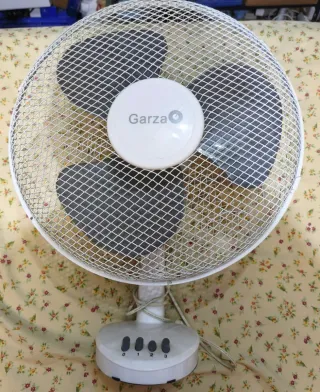 Ventilador Garza Blanco