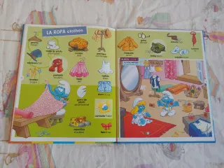 LOS PITUFOS GRAN LIBRO DE PALABRAS CASTELLANO- ...