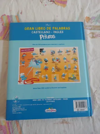 LOS PITUFOS GRAN LIBRO DE PALABRAS CASTELLANO- ...