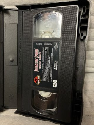 VHS Jurassic Park Edición Fósil