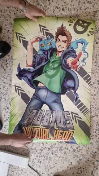 Póster El Rubius Virtual Hero