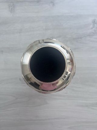 Jarrón Barroco Plateado Decorativo 21cm