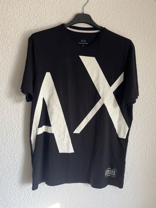 Camiseta Armani Exchange AX Negra Talla S