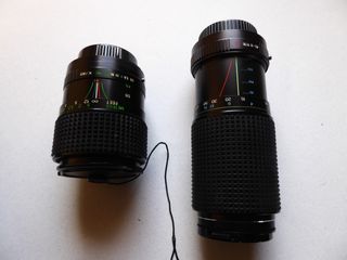2 objetivos de cámara analógica en buen estado