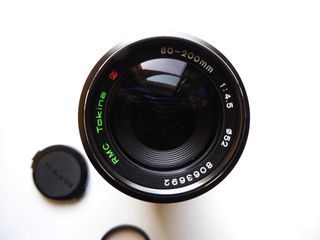 2 objetivos de cámara analógica en buen estado