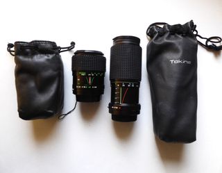 2 objetivos de cámara analógica en buen estado