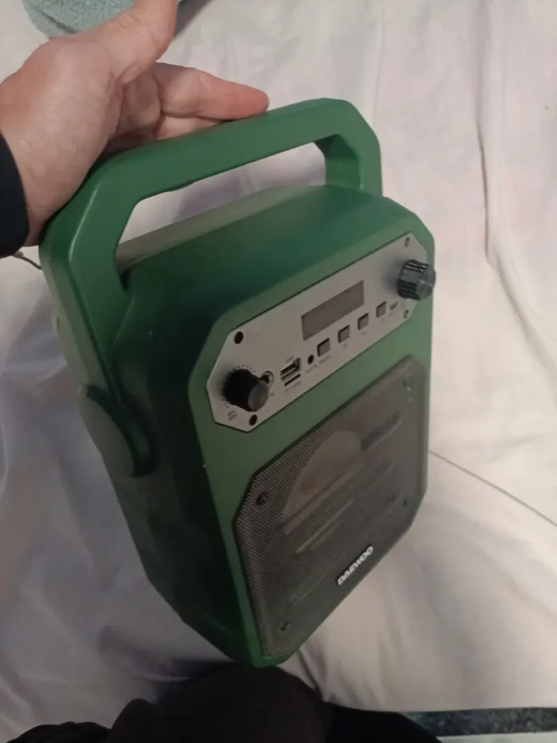 Altavoz Daewoo Bluetooth Radio Verde afbeelding 5