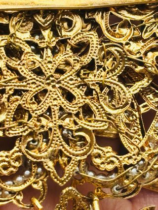 Aderezo Siglo XIX/XX Oro y Perlas