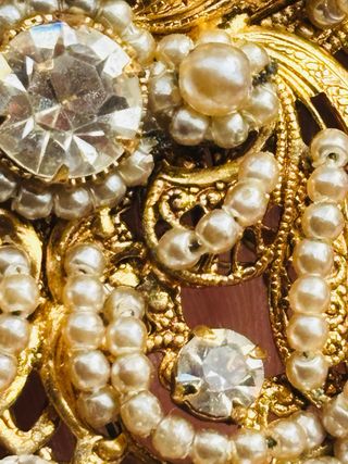 Aderezo Siglo XIX/XX Oro y Perlas