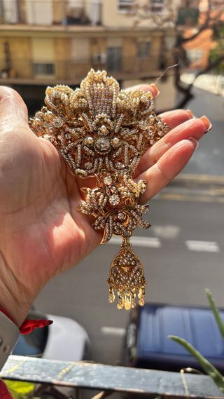 Aderezo Siglo XIX/XX Oro y Perlas