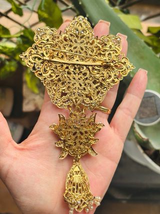 Aderezo Siglo XIX/XX Oro y Perlas