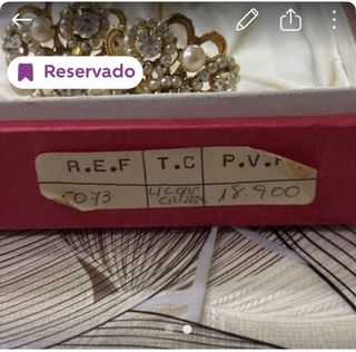 Aderezo Siglo XIX/XX Oro y Perlas