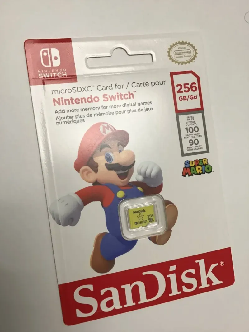 Tarjeta microSDXC SanDisk 256GB Nintendo Switch afbeelding 2