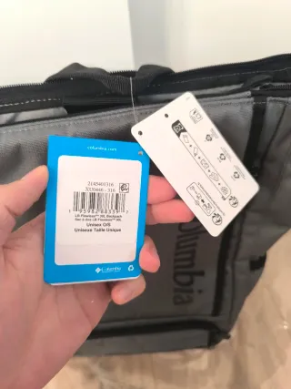 Mochila Columbia 30L Gris Unisex Nueva