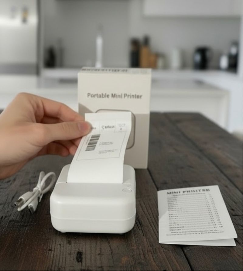 Mini impresora térmica sin tinta Bluetooth