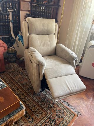 Poltrona Elettrica Beige