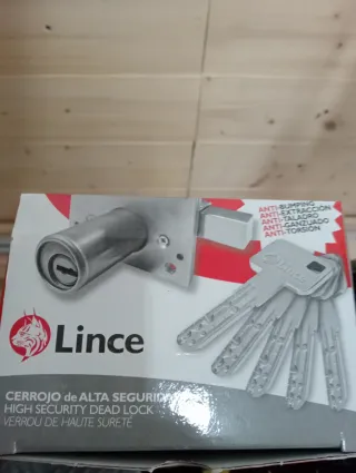 Cerradura Lince Alta Seguridad + 5 Llaves