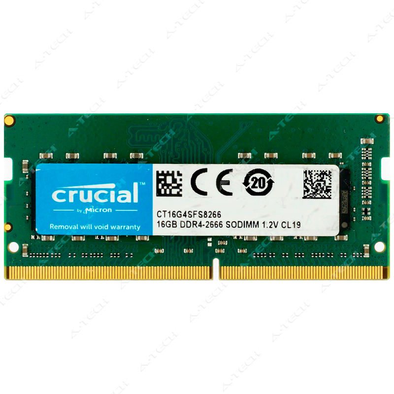 2x 16GB Crucial DDR4-2666 SODIMM RAM
