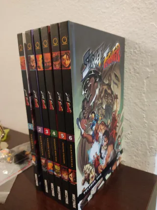 Street Fighter Cómics Vol. 1-6 COMPLETA Moztros