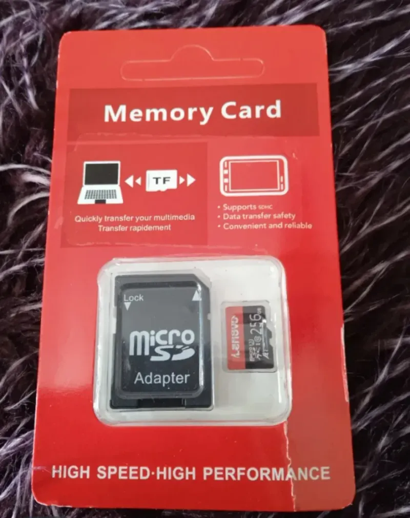 Tarjeta Micro SD Lenovo 256GB + adaptador nuevo