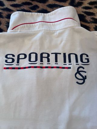 Chaqueta chándal Kappa Sporting Gijón vintage 00s