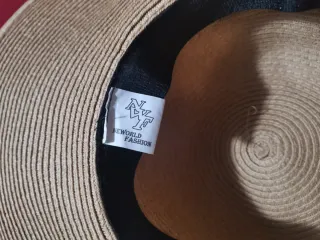 Cappello di paglia tesa larga NWF - Tg M