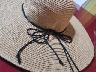 Cappello di paglia tesa larga NWF - Tg M