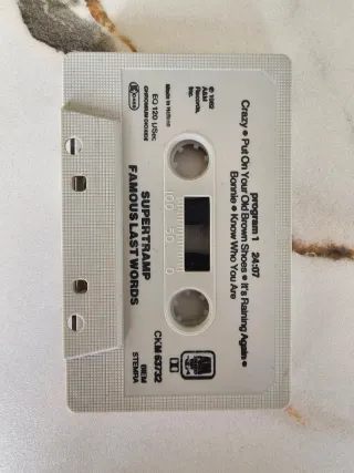 Supertramp - Famous Last Words - Musicassetta 1982