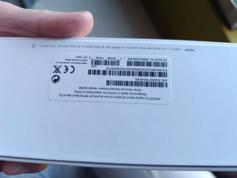 Apple Watch Blanco y Plateado afbeelding 6
