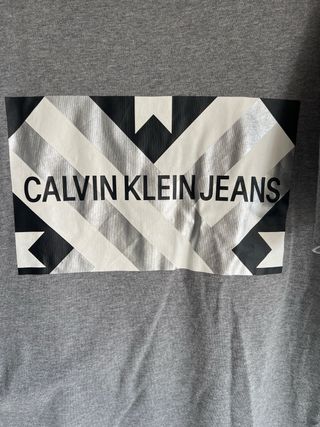 Camiseta Calvin Klein Jeans Gris