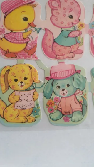 Lámina Cromos Picar Kruger Animales Vintage