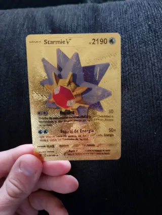 Carta Pokémon Starmie V Oro