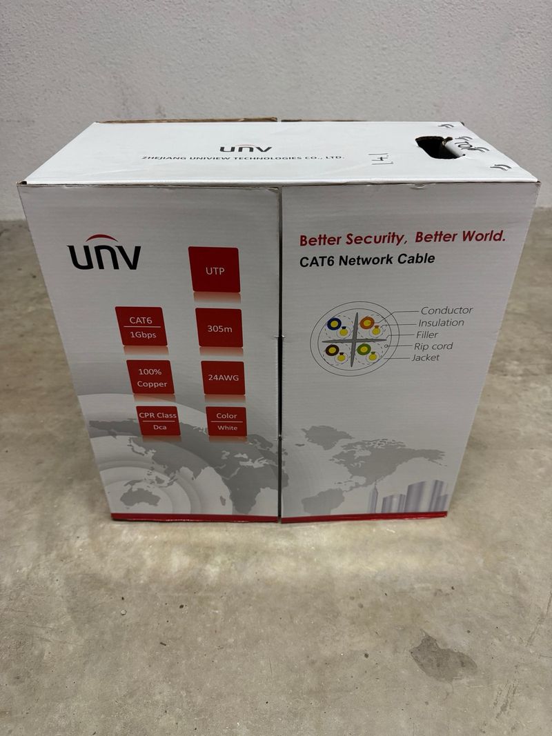2 Bobinas Cable UNV UTP CAT6 305m