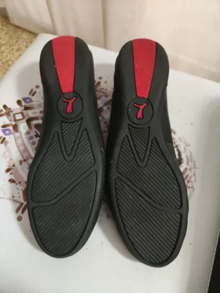 Zapatillas Puma Baile Mujer Negras Rojas