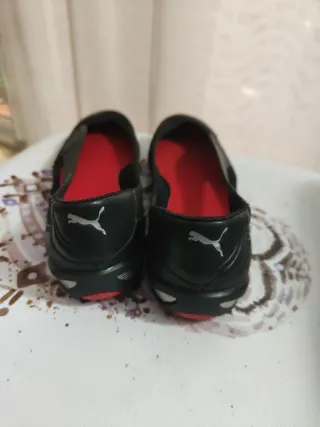 Zapatillas Puma Baile Mujer Negras Rojas