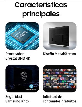 TV Samsung Crystal UHD 55 sin abrir