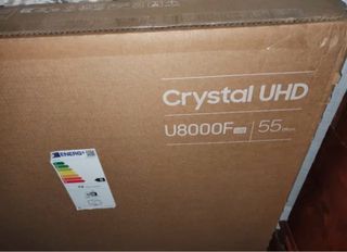 TV Samsung Crystal UHD 55 sin abrir