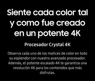 TV Samsung Crystal UHD 55 sin abrir