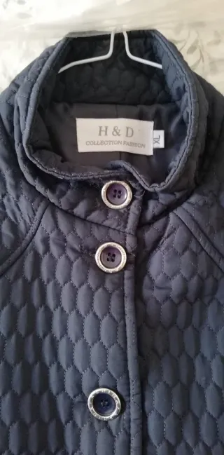 Giacca trapuntata blu