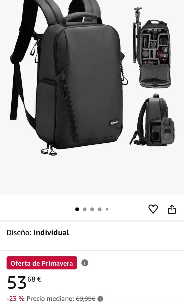 Mochila Tarion para cámara afbeelding 5
