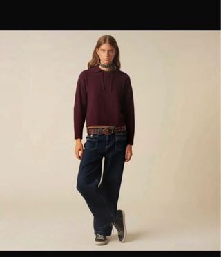 Pantalón vaquero ancho Nicoli