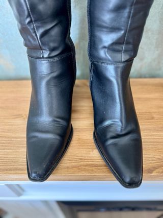 Botas altas negras Pull&Bear vintage – Talla 39