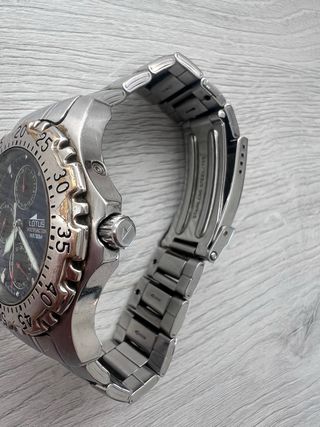 Reloj Lotus Multifunction acero WR100M pila nueva