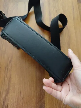 Bolso Bimba y Lola negro tejido