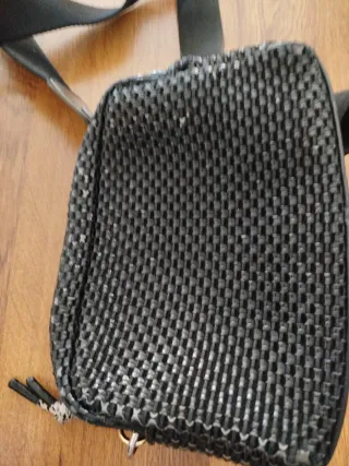 Bolso Bimba y Lola negro tejido