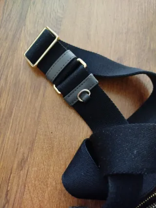 Bolso Bimba y Lola negro tejido