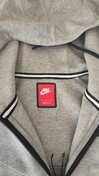 Sudadera Nike Gris Cremallera