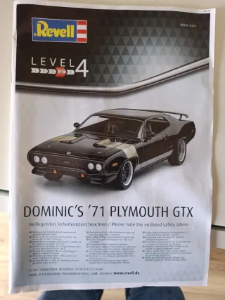 Maqueta Revell Fast & Furious Plymouth GTX