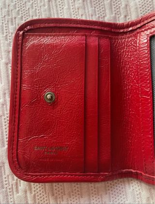 Cartera Saint Laurent Roja