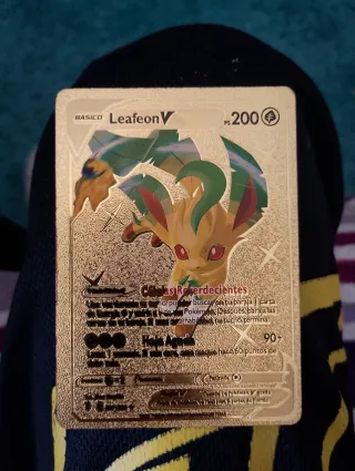 Carta Pokémon Leafeon V Oro